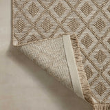 Loloi Dawn Natural Rug No.3 RUGS - synthetic Loloi 18" x 18"