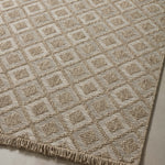 Loloi Dawn Natural Rug No.3 RUGS - synthetic Loloi 18" x 18"