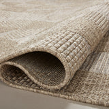 Loloi Dawn Natural Rug No.3 RUGS - synthetic Loloi 18" x 18"