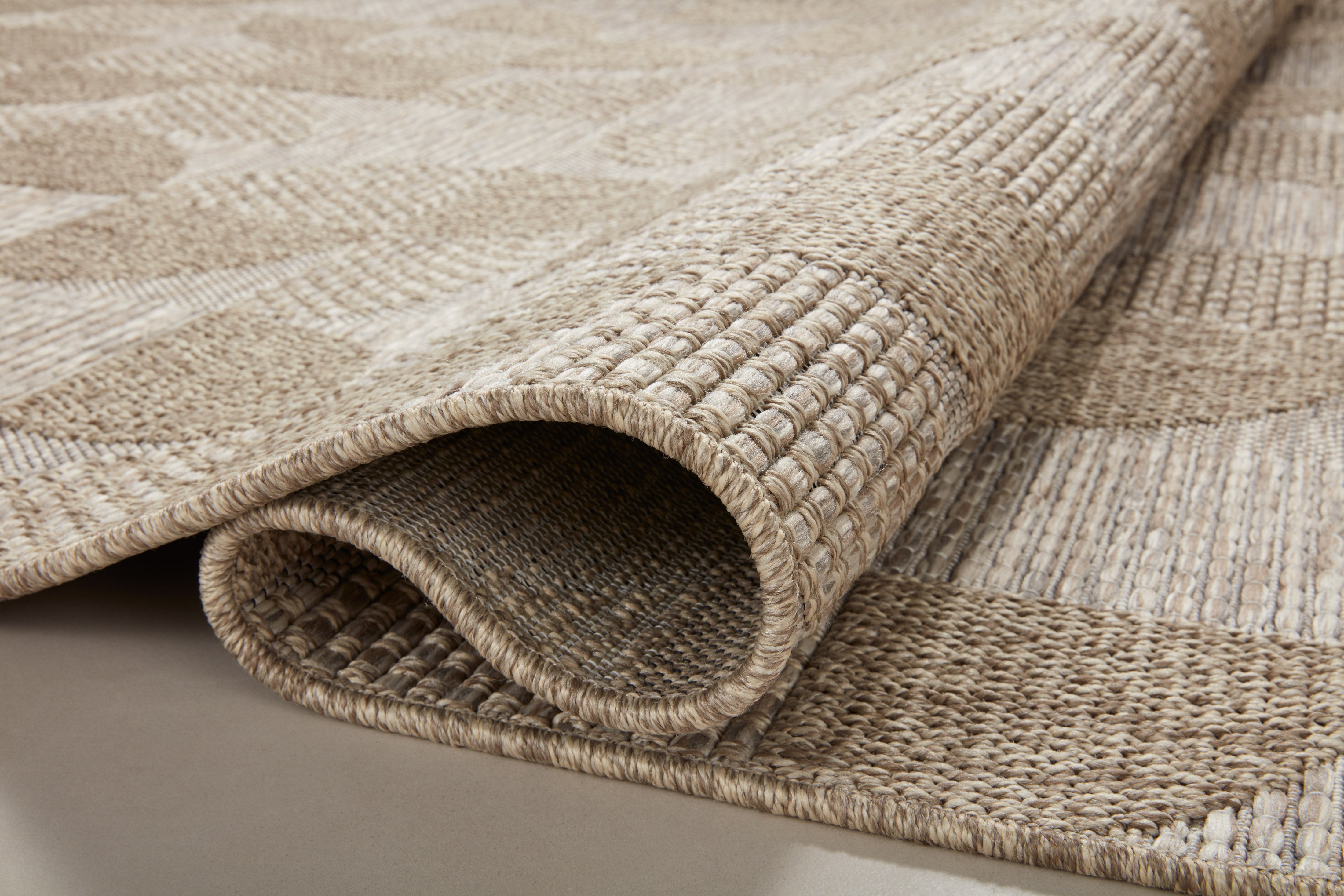 Loloi Dawn Natural Rug No.2 RUGS - synthetic Loloi 18" x 18"