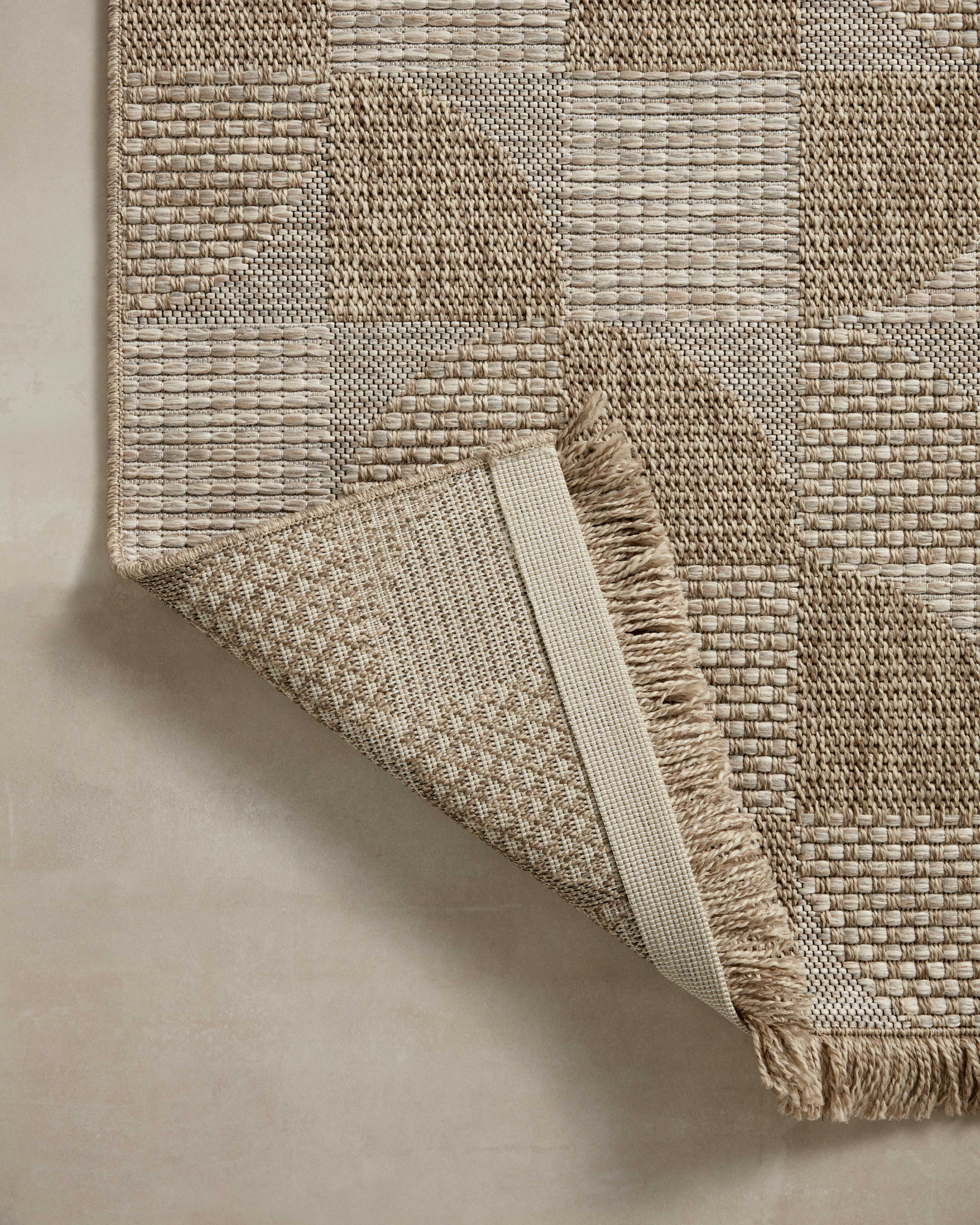 Loloi Dawn Natural Rug No.5 RUGS - synthetic Loloi 18" x 18"