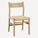 Ashen Dining Chair Set of 2 FURNITURE - dining chair Union Home Natural