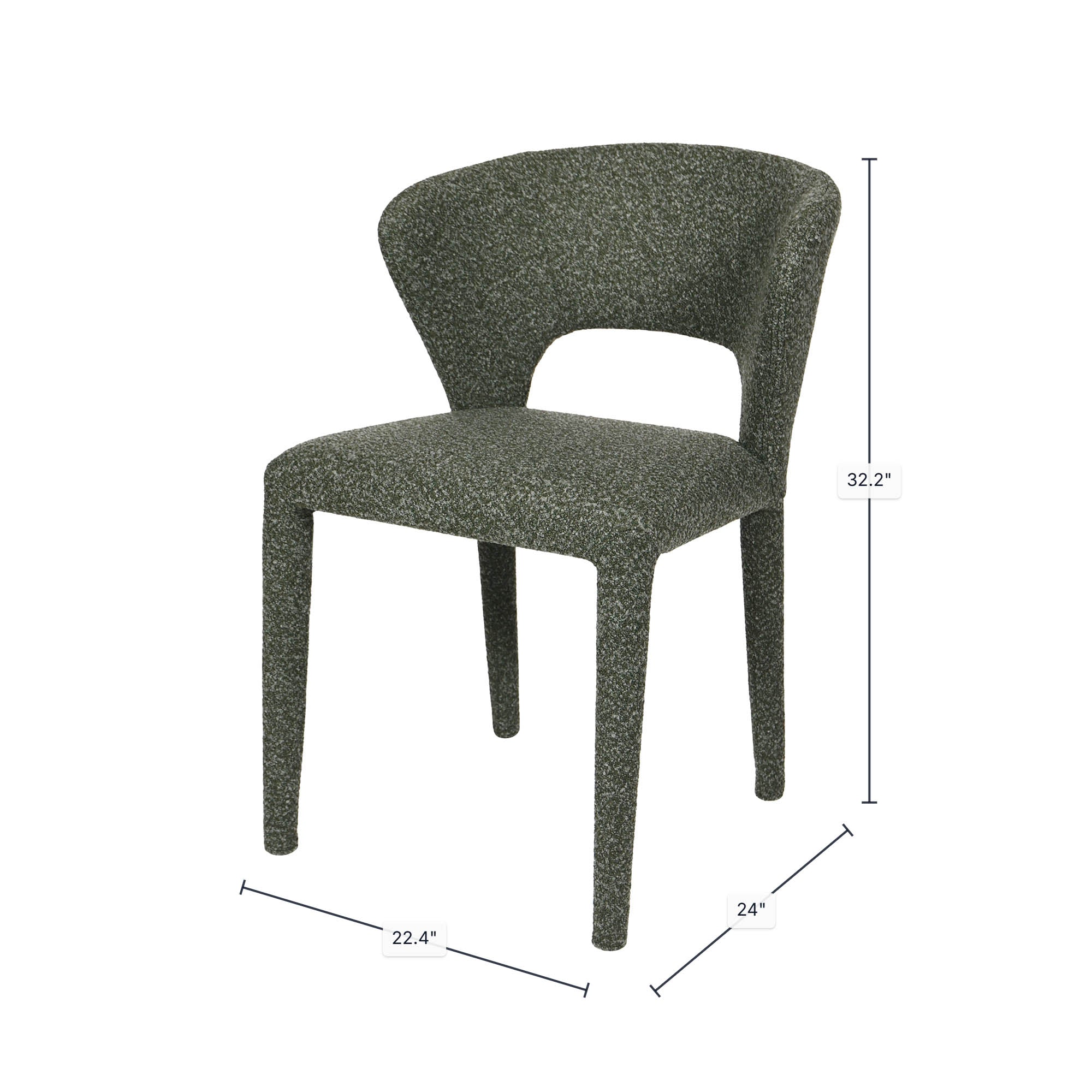 Daxton Dining Chair - set of 2 FURNITURE - dining chairs LH IMPORTS