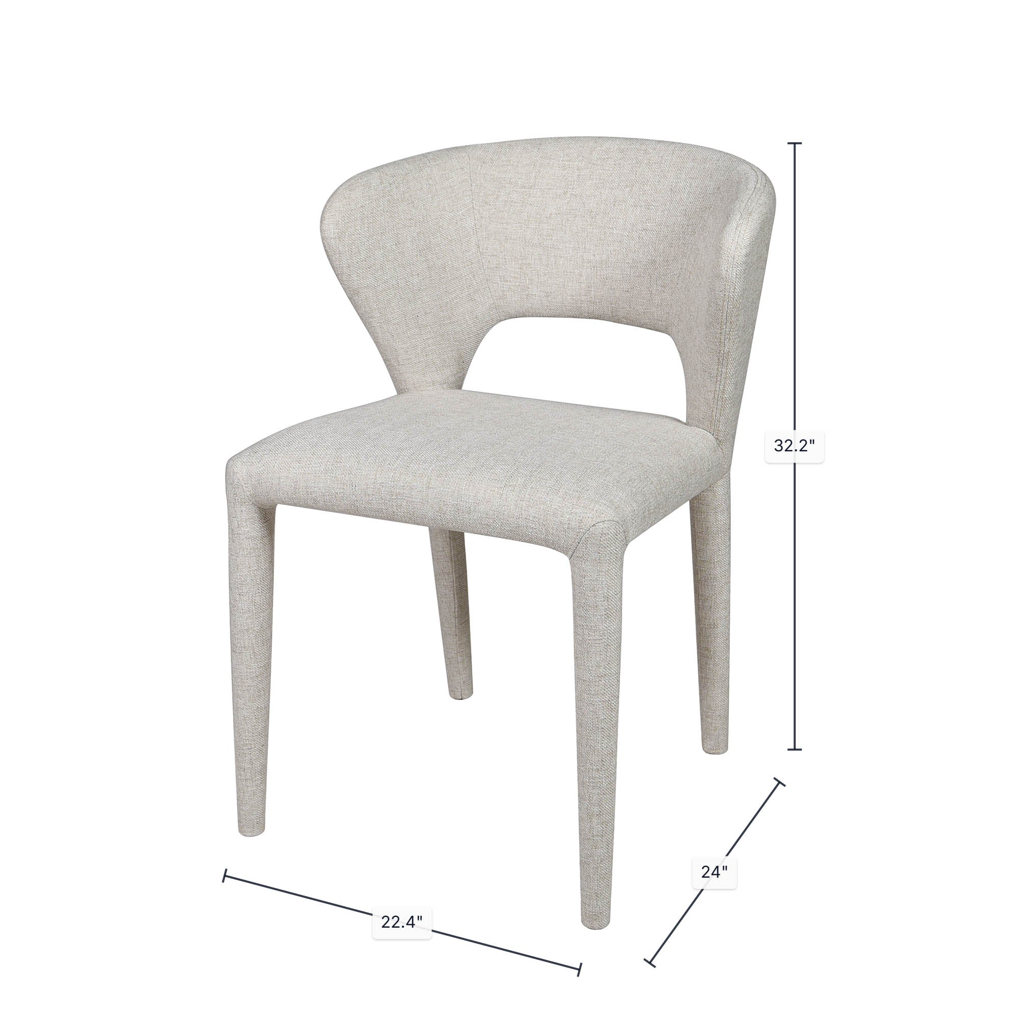 Daxton Dining Chair - set of 2 FURNITURE - dining chairs LH IMPORTS