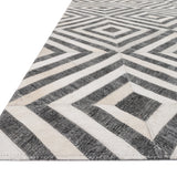 Loloi Dorado Charcoal / Ivory Rug RUGS - wool Loloi