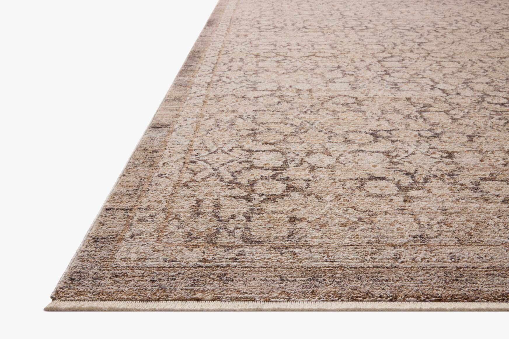 Chris Loves Julia x Loloi Doris Mushroom / Natural Rug - Rug & Weave