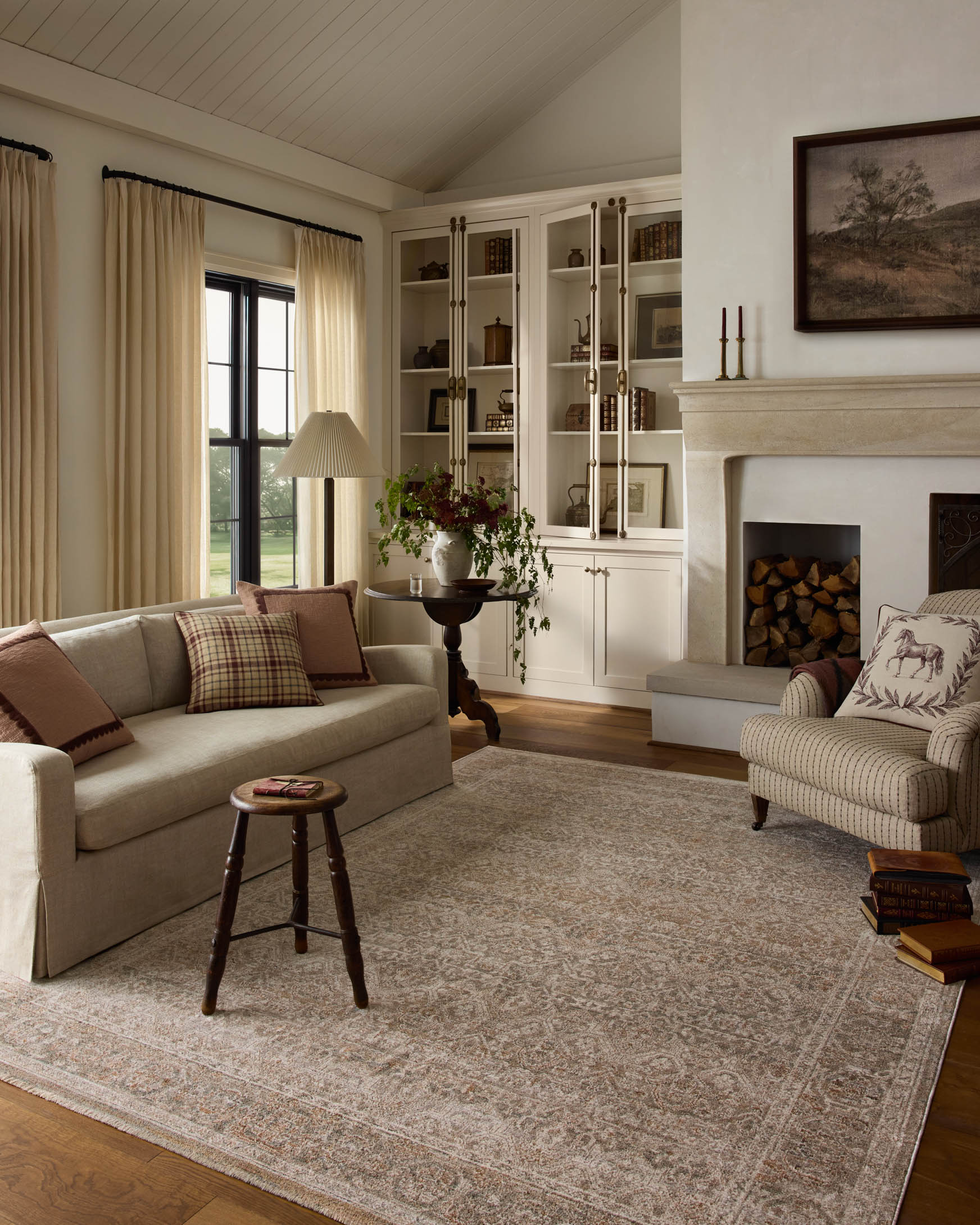 Chris Loves Julia x Loloi Doris Mist / Clay Rug - Rug & Weave