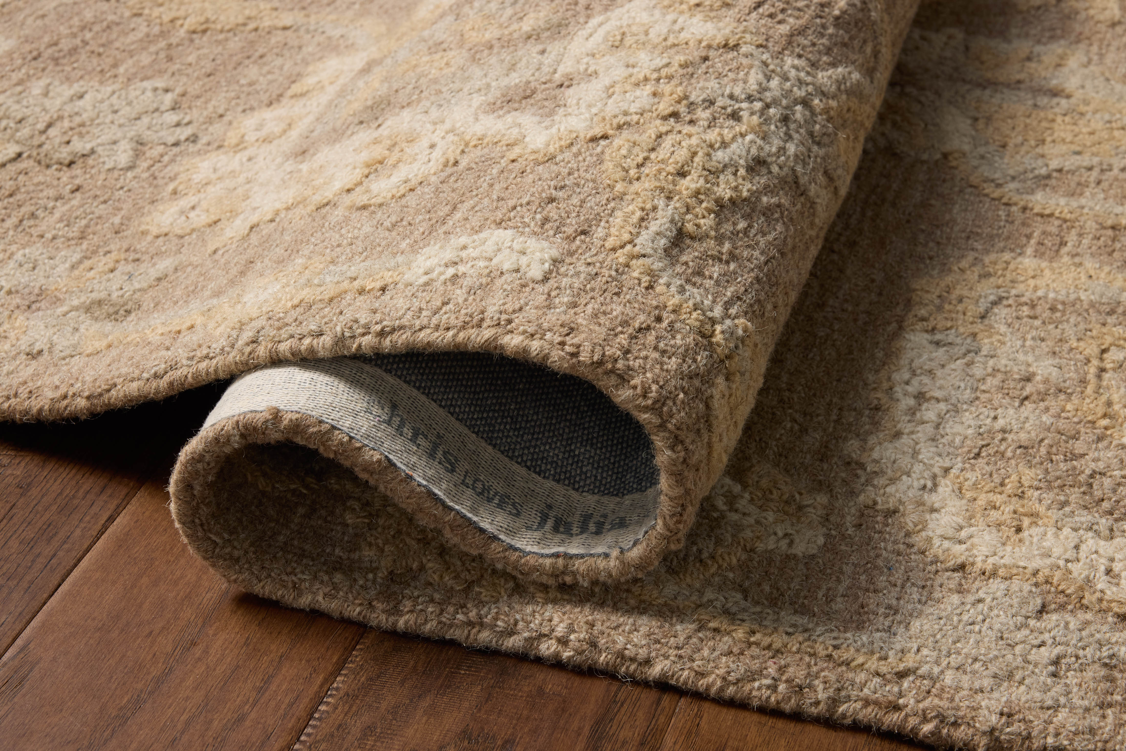 Chris Loves Julia x Loloi Dorothea Bark / Stone Rug RUGS - wool Loloi