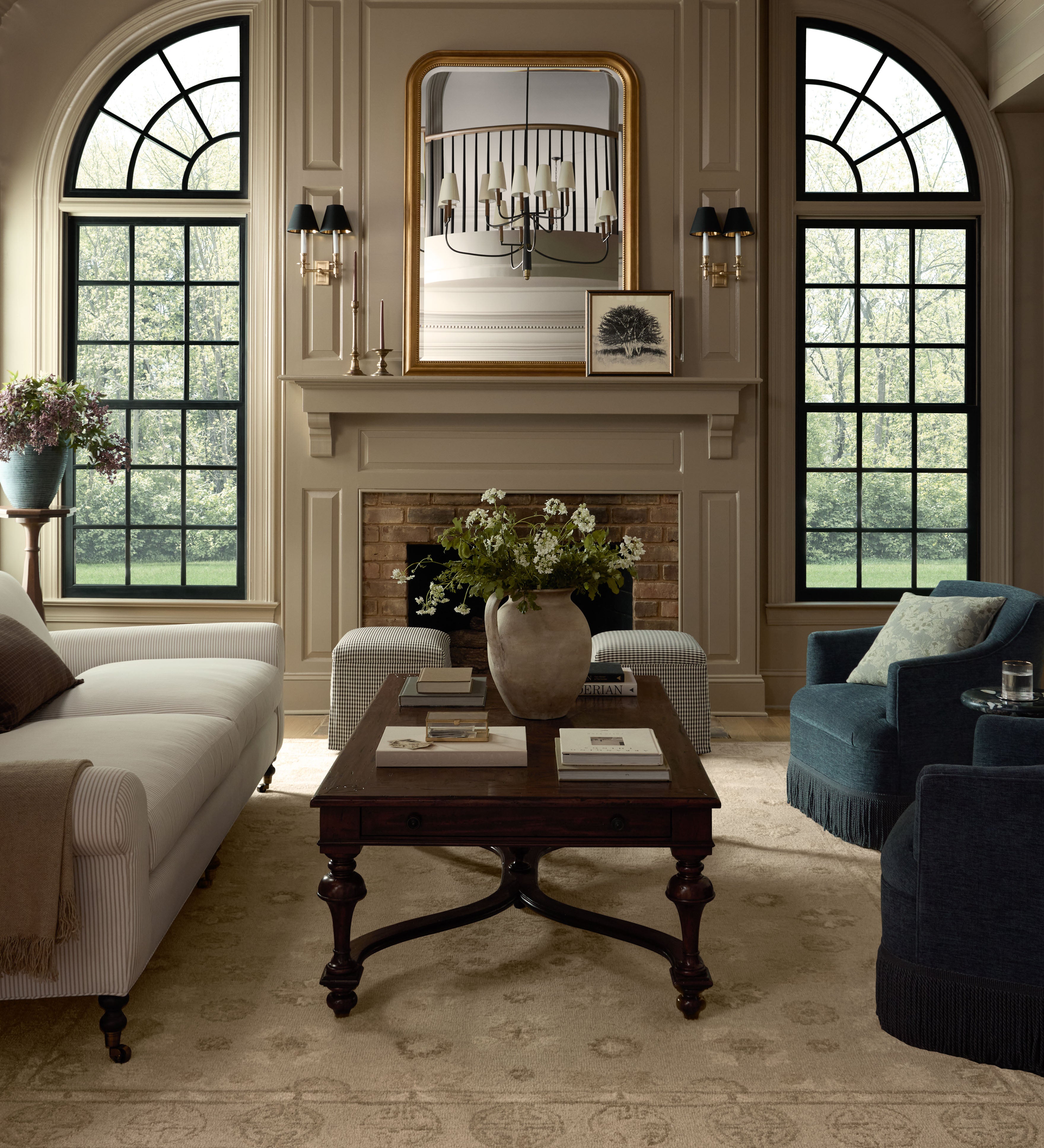 Chris Loves Julia x Loloi Dorothea Dove / Natural Rug RUGS - wool Loloi