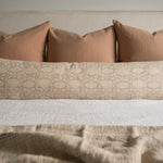 Lotus Long Lumbar Pillow Cover 1 - PILLOWS - Thai - neutral Rug & Weave Pillows