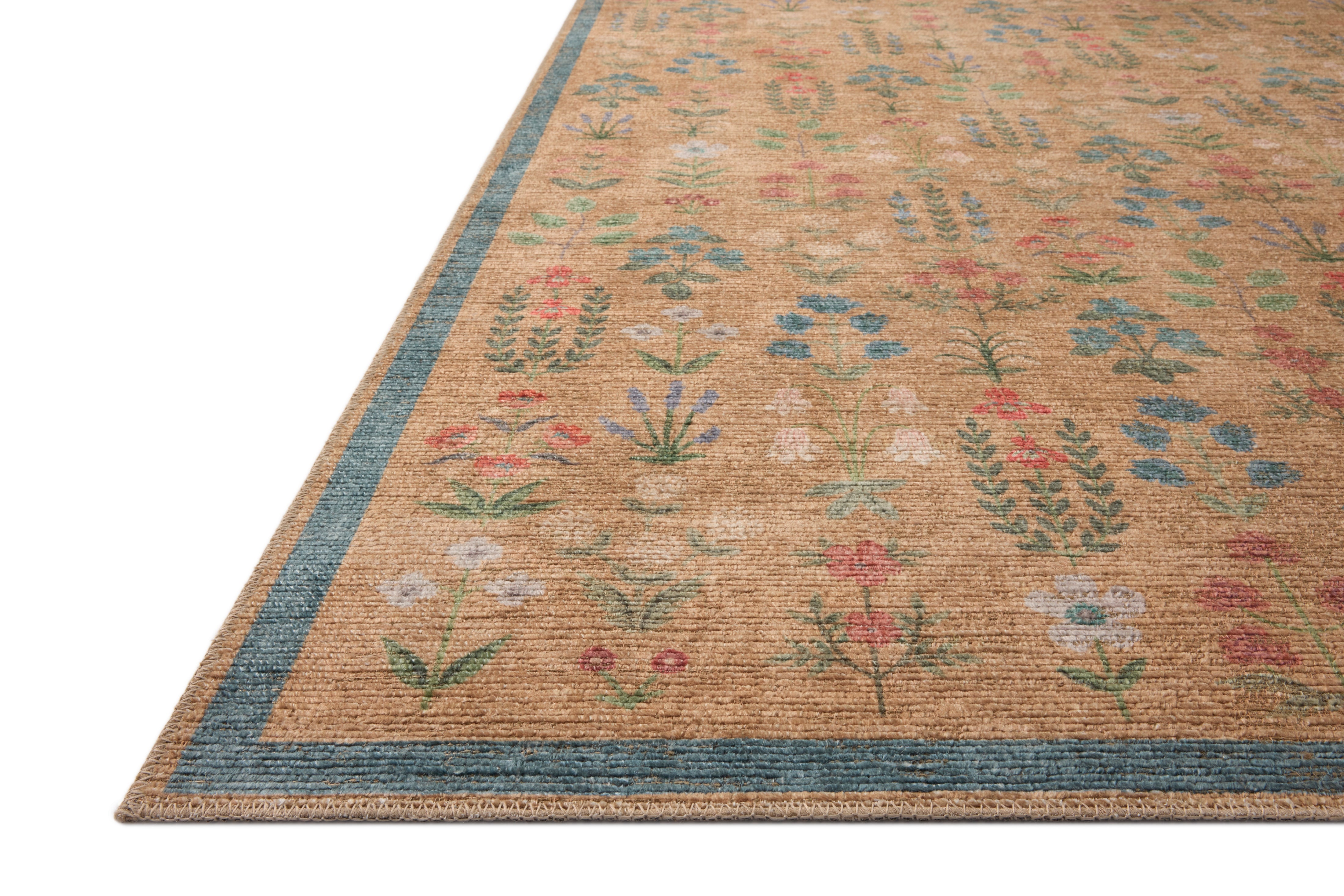 Rifle Paper Co. x Loloi Edinburgh Wheat / Multi Rug RUGS - jute Loloi