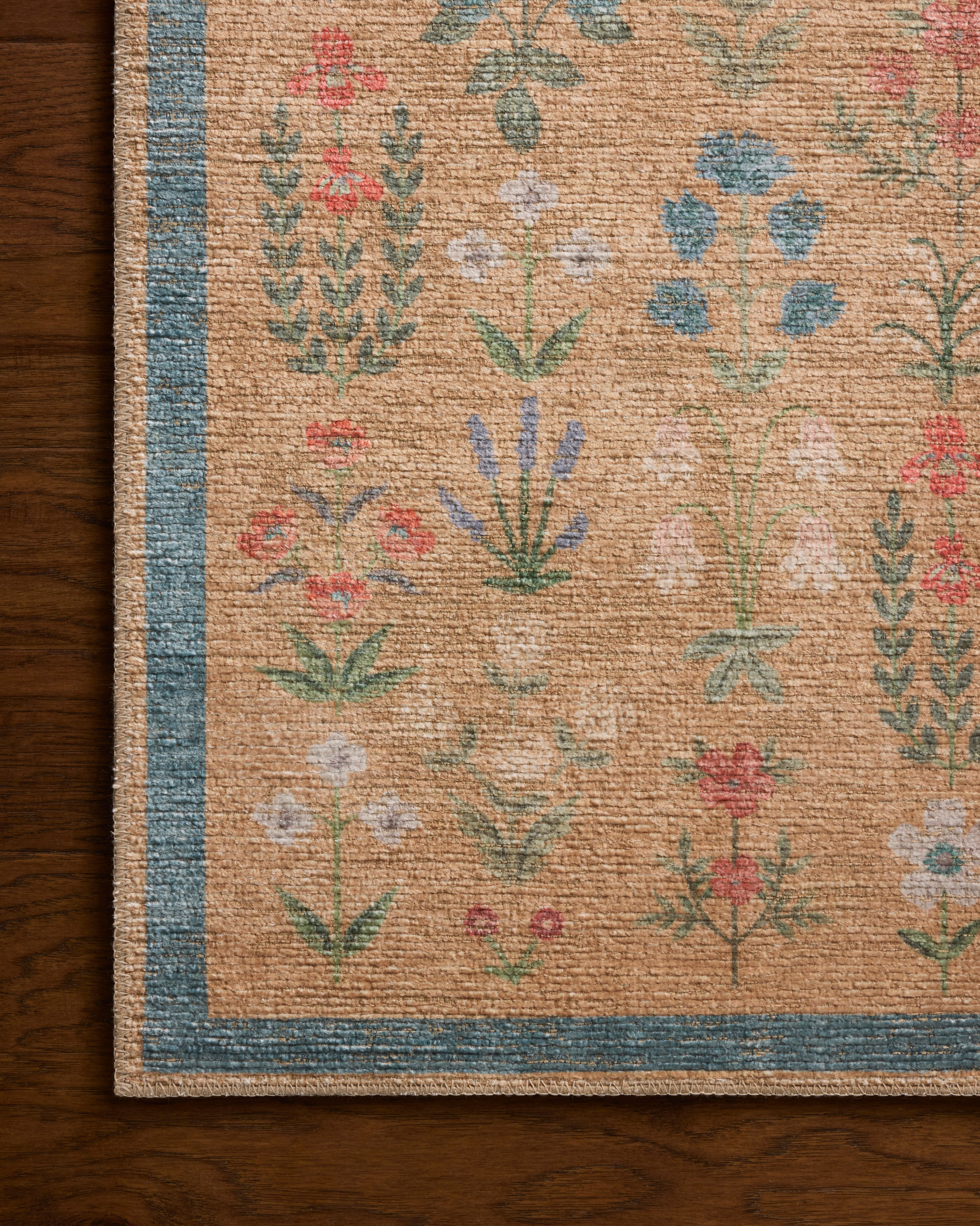 Rifle Paper Co. x Loloi Edinburgh Wheat / Multi Rug RUGS - jute Loloi