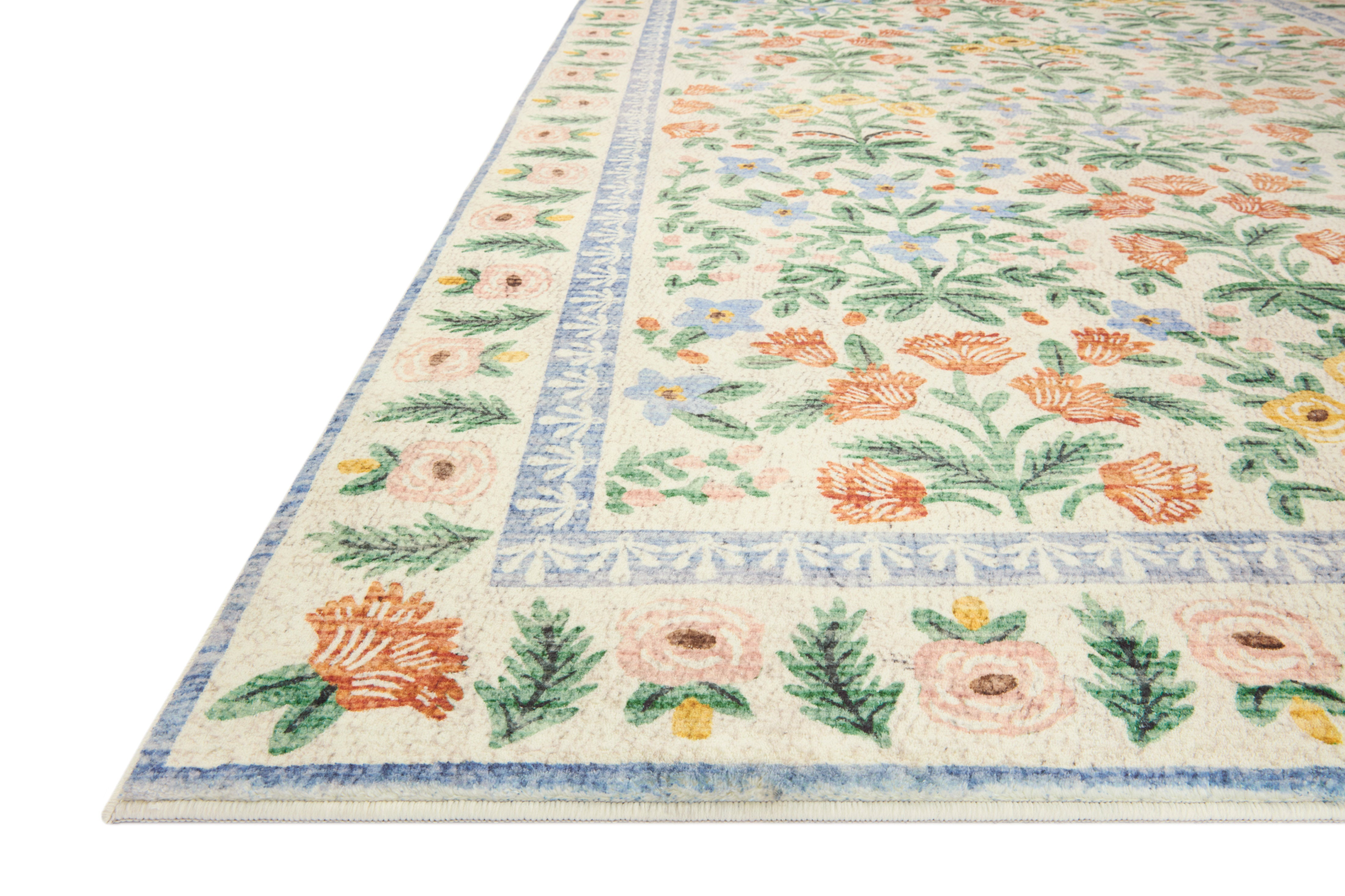 Rifle Paper Co. x Loloi Eden Mughal Garden Cream Rug 0-RUGS-patterned Loloi