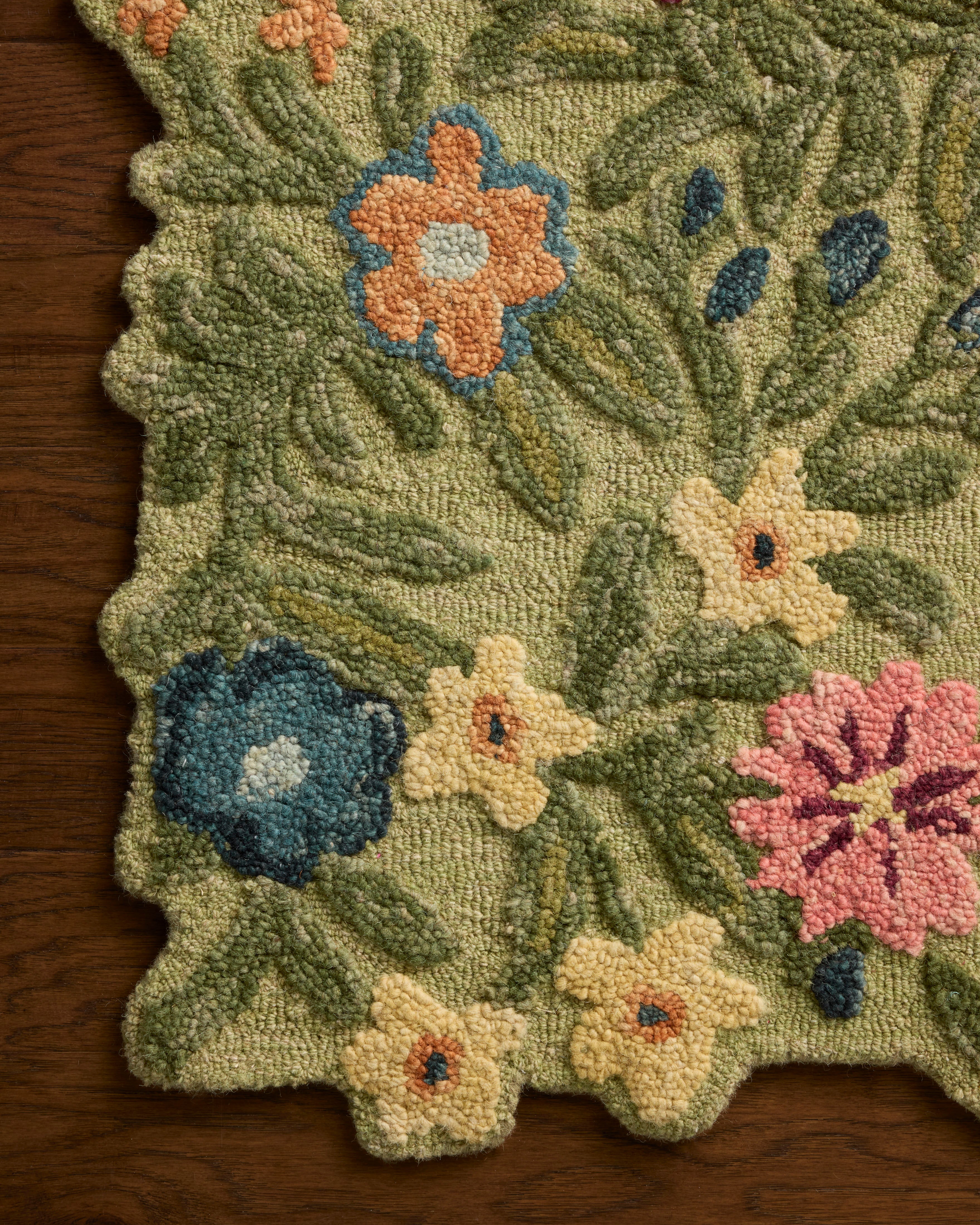Rifle Paper Co. x Loloi Edith Green / Multi Rug RUGS - wool Loloi