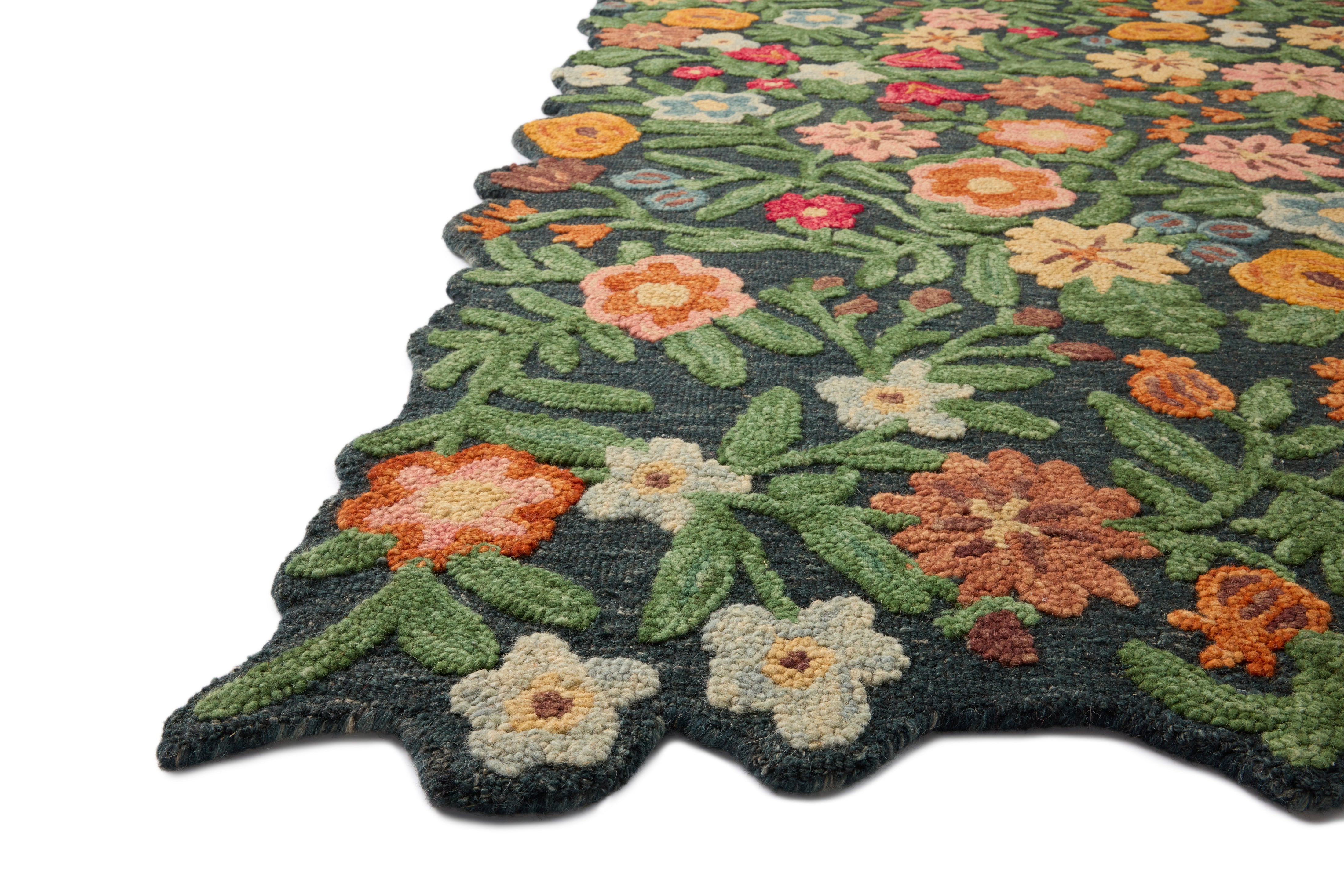 Rifle Paper Co. x Loloi Edith Navy / Multi Rug RUGS - wool Loloi