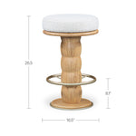Niall Swivel Counter Stool FURNITURE - counter stool Moe's Furniture