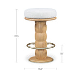 Niall Swivel Counter Stool FURNITURE - counter stool Moe's Furniture