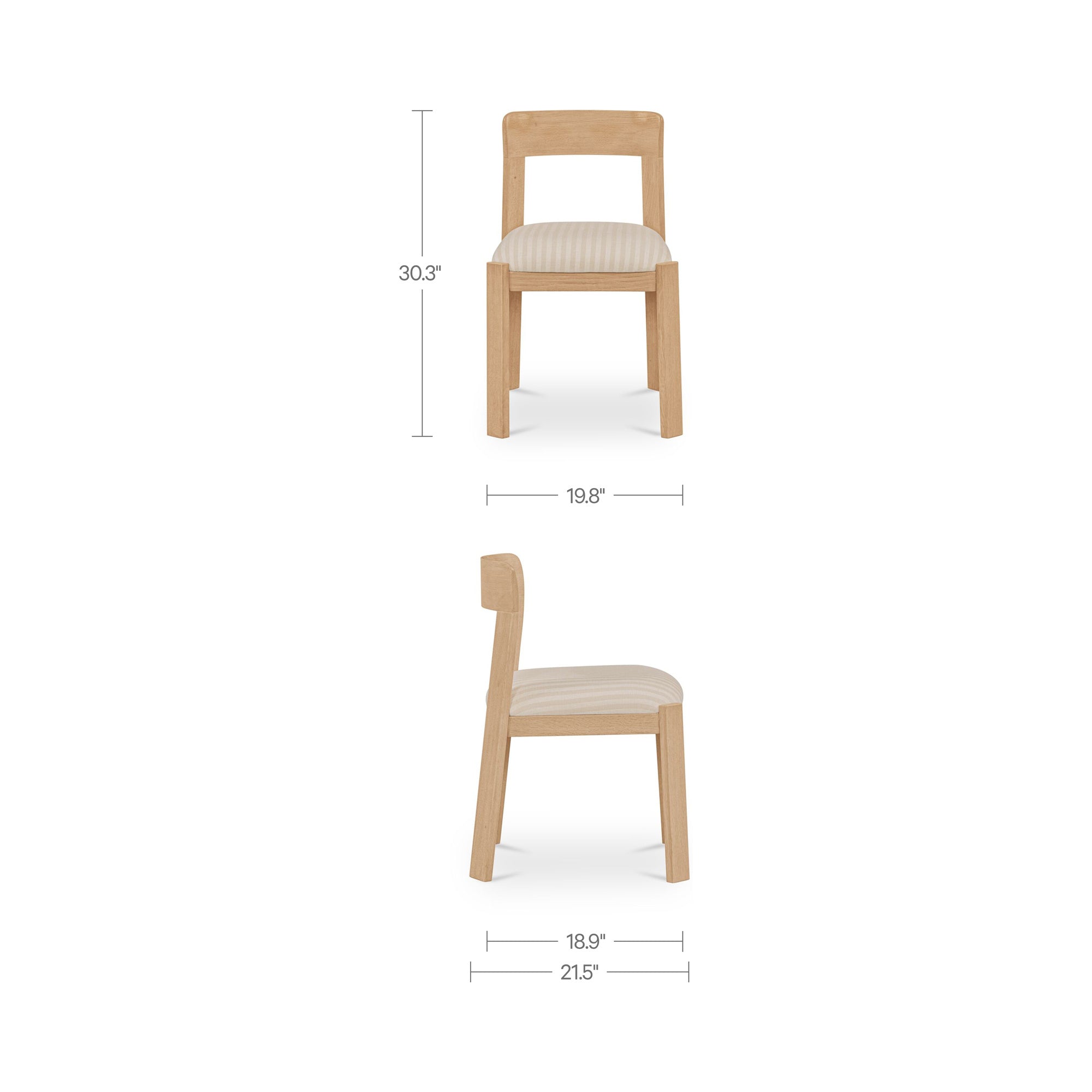 Ollie Dining Chair - Set of 2 FURNITURE - dining chair Moe's Furniture