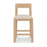 Ollie Counter Stool FURNITURE - counter stool Moe's Furniture Neutral Stripe