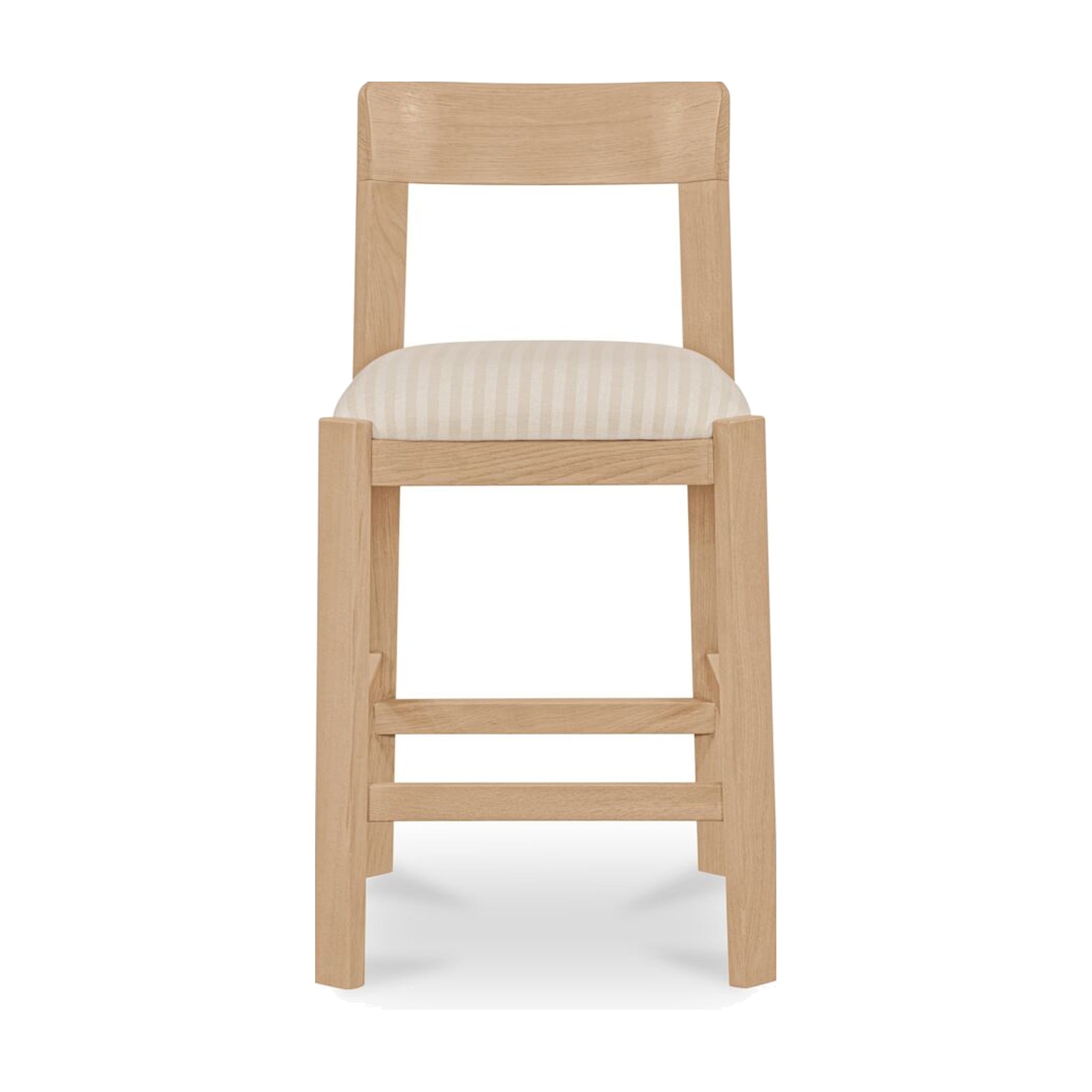 Ollie Counter Stool FURNITURE - counter stool Moe's Furniture Neutral Stripe