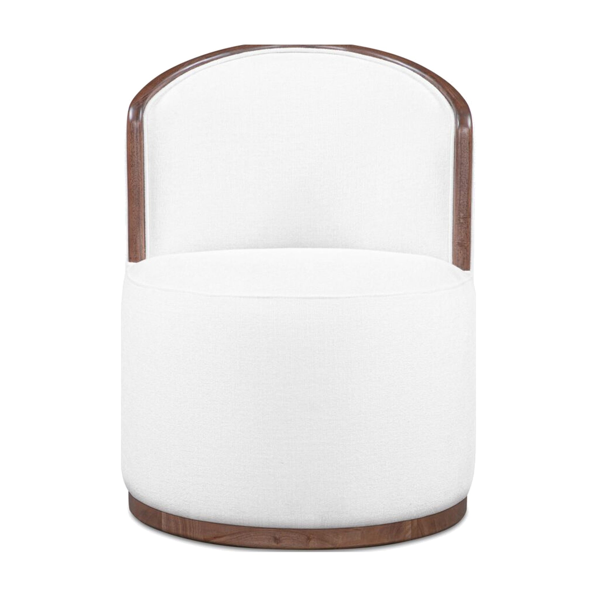 Rosalie Swivel Dining Chair FURNITURE - dining chair Moe's Furniture Cream