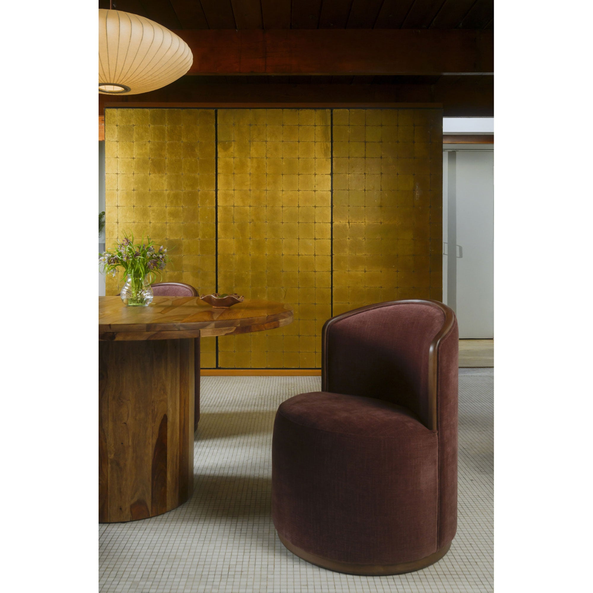 Rosalie Swivel Dining Chair FURNITURE - dining chair Moe's Furniture
