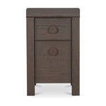 Lottie Nightstand FURNITURE - nightstand Moe's Furniture Brown Small