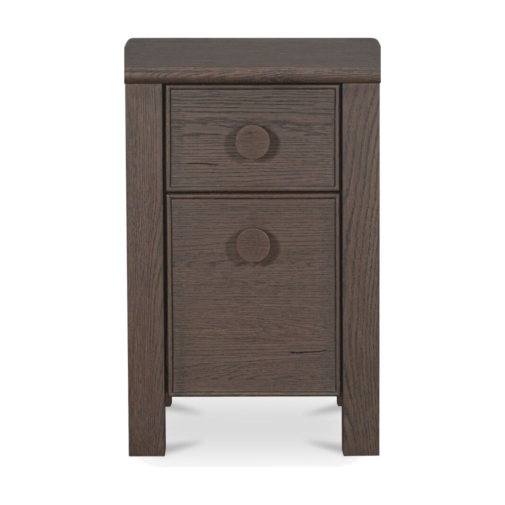 Lottie Nightstand FURNITURE - nightstand Moe's Furniture Brown Small