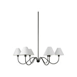 Williams Chandelier Blackened Bronze LIGHTING - chandelier Moe's Furniture