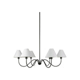 Williams Chandelier Blackened Bronze LIGHTING - chandelier Moe's Furniture