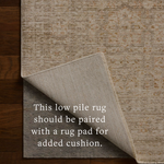 Loloi Elora Natural / Terracotta Rug RUGS - synthetic Loloi 18" x 18"