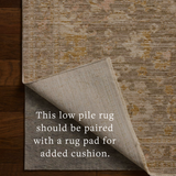 Loloi Elora Bark / Spice Rug RUGS - synthetic Loloi 18" x 18"