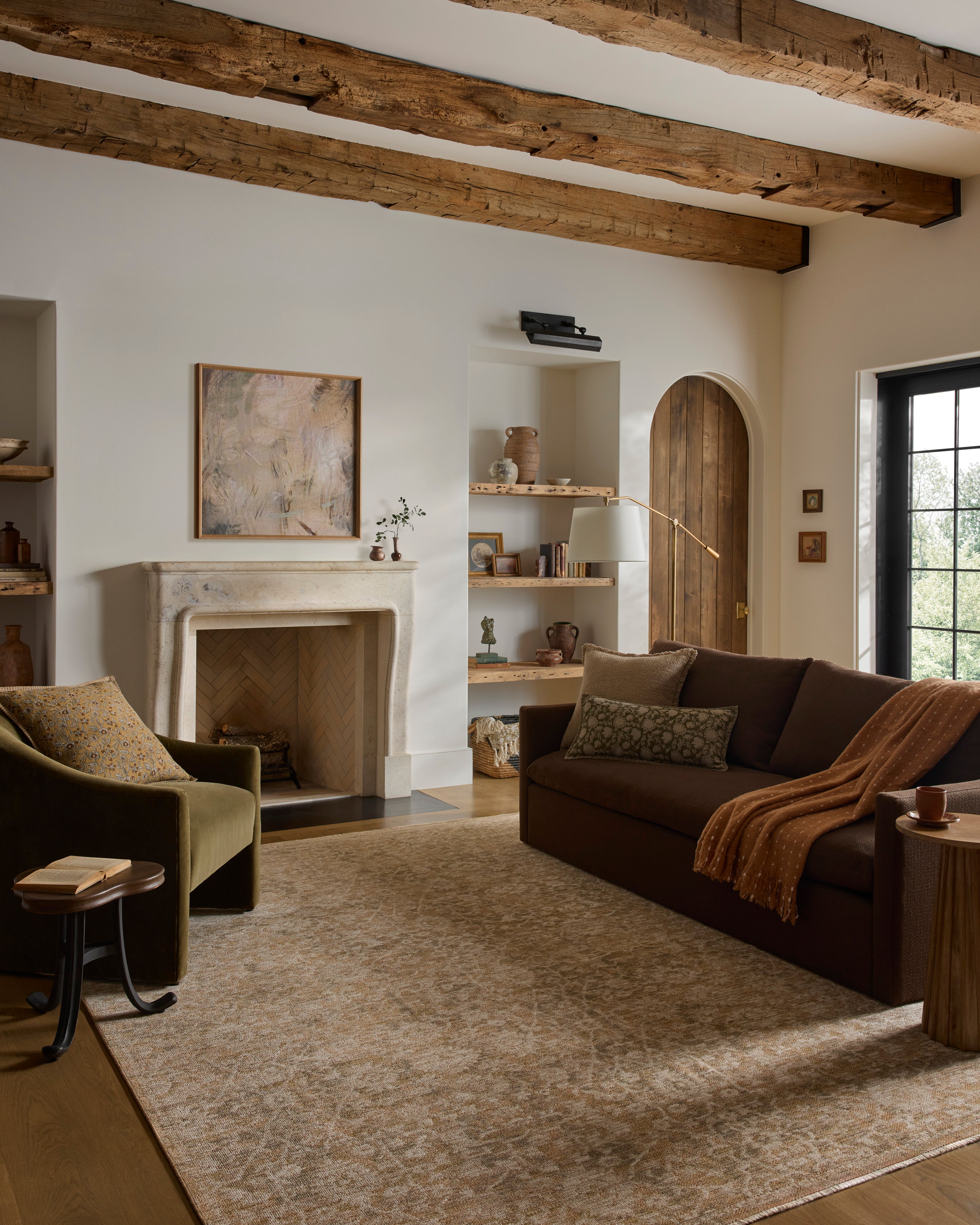 Loloi Elora Gold Natural Rug RUGS - synthetic Loloi