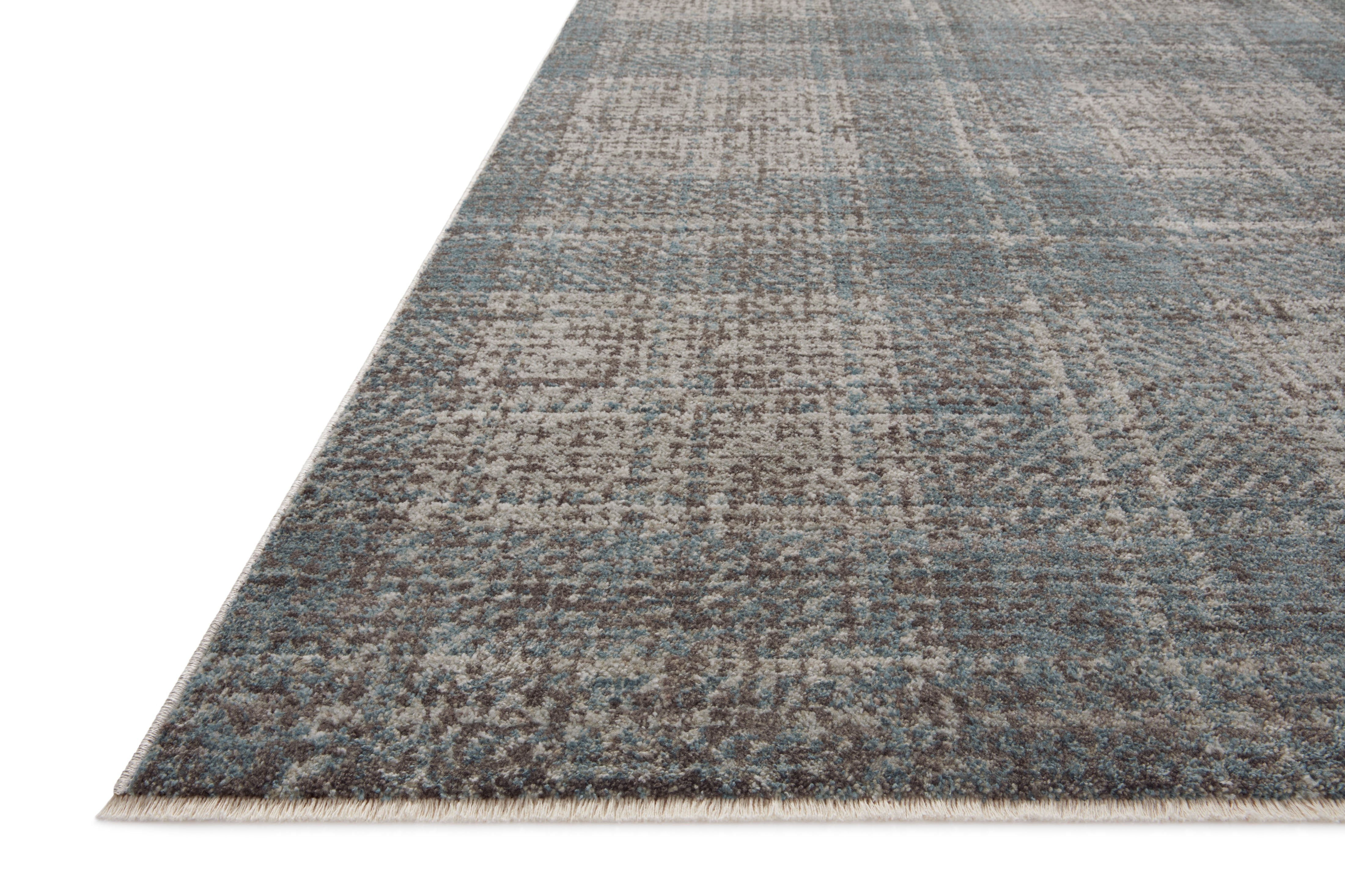 Angela Rose x Loloi Ember Denim / Charcoal Rug 0-RUGS-patterned Loloi