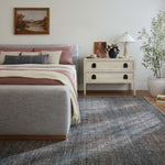 Angela Rose x Loloi Ember Denim / Charcoal Rug 0-RUGS-patterned Loloi