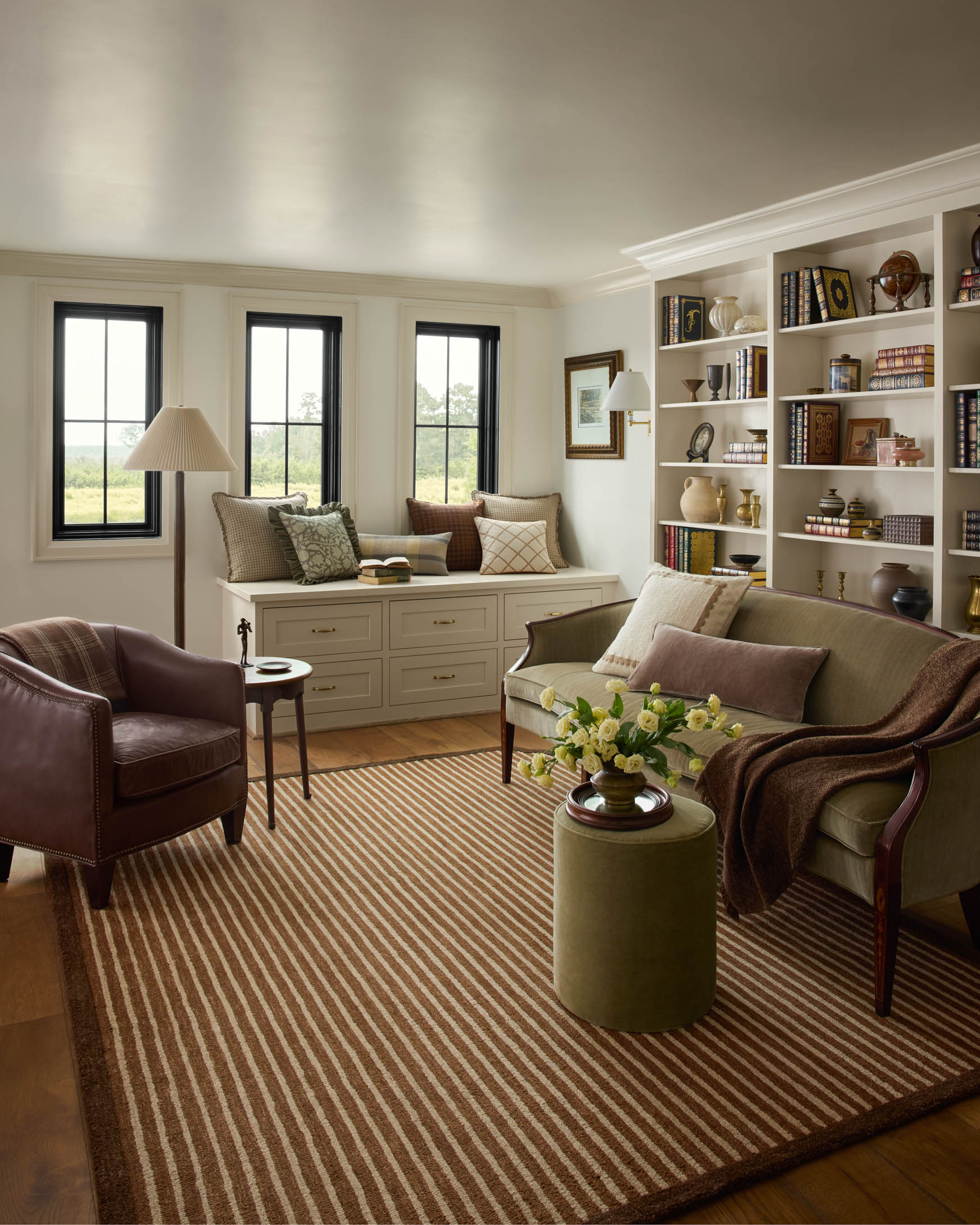 Chris Loves Julia x Loloi Emmeline Antique Bronze / Linen Rug - Rug & Weave