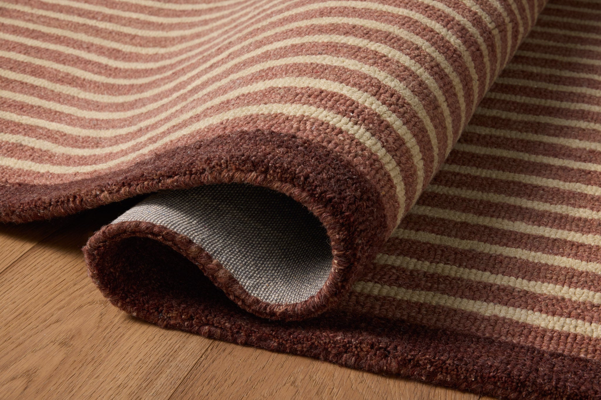 Chris Loves Julia x Loloi Emmeline Berry / Linen Rug - Rug & Weave