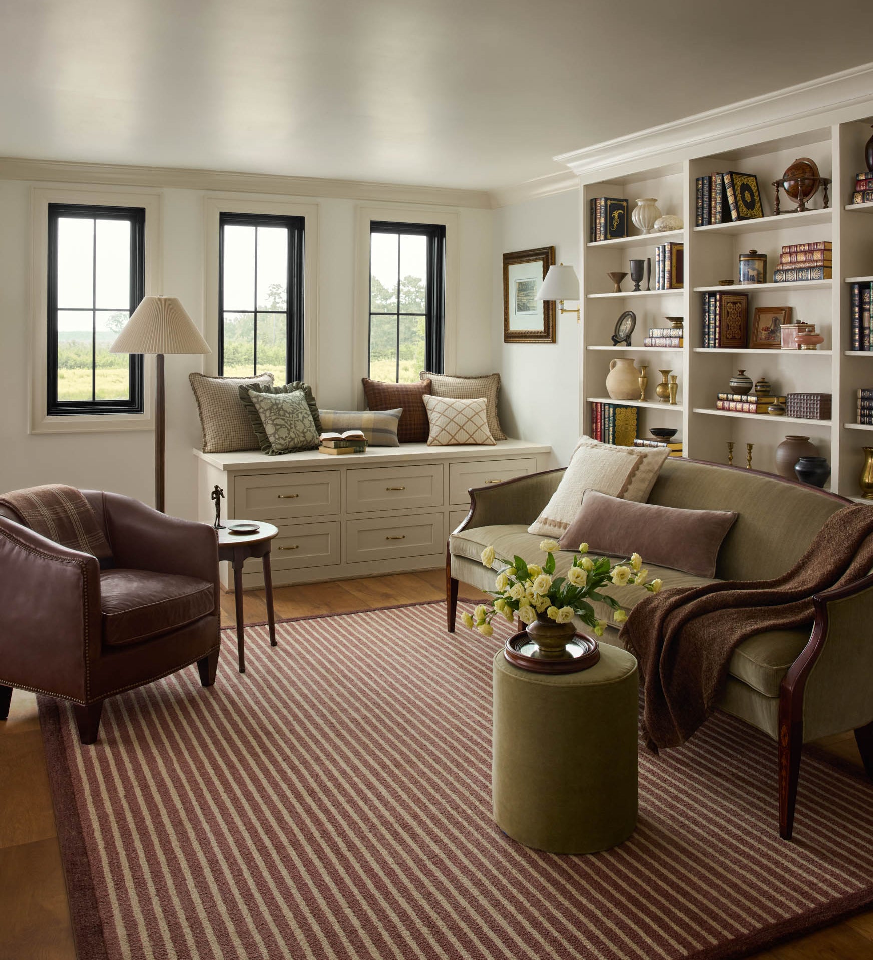 Chris Loves Julia x Loloi Emmeline Berry / Linen Rug - Rug & Weave