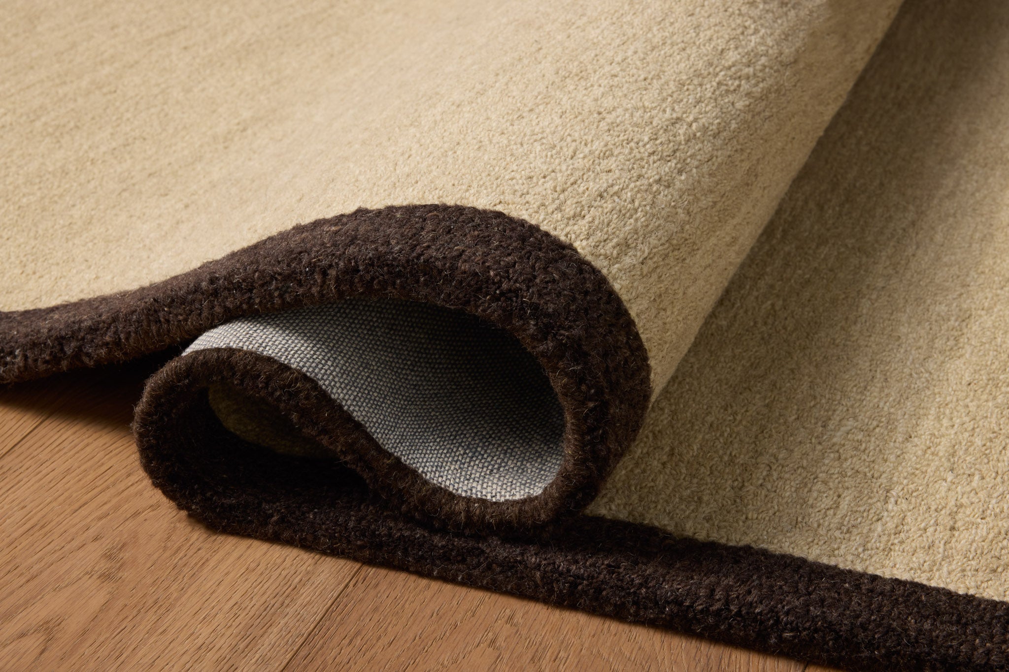 Chris Loves Julia x Loloi Emmeline Linen / Espresso Rug - Rug & Weave