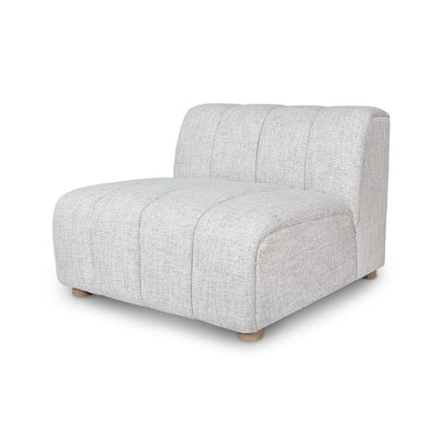 Elli Armless Chair - Coconut - Rug & Weave