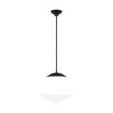 Milne Small Pendant LIGHTING - pendant Visual Comfort Midnight Black