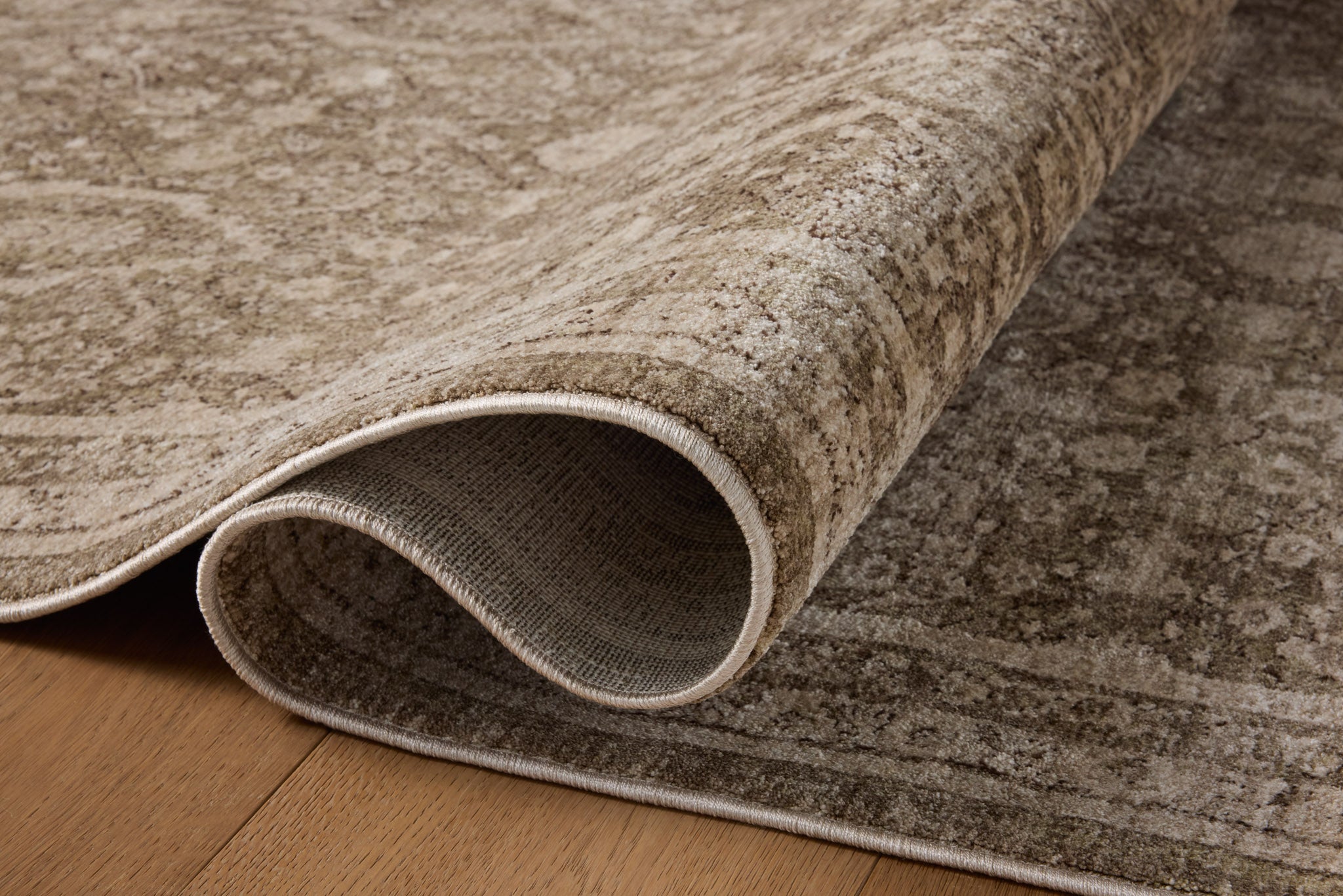 Amber Lewis x Loloi Ethel Olive / Natural Rug – 3