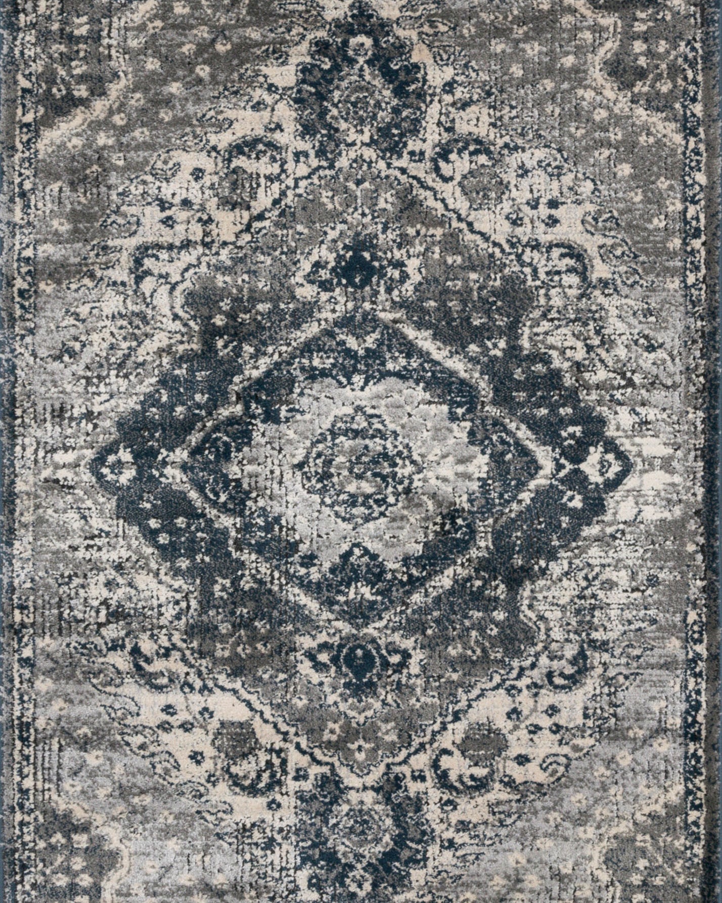 Magnolia Home By Joanna Gaines x Loloi Everly Silver / Grey Rug RUGS - synthetic Loloi