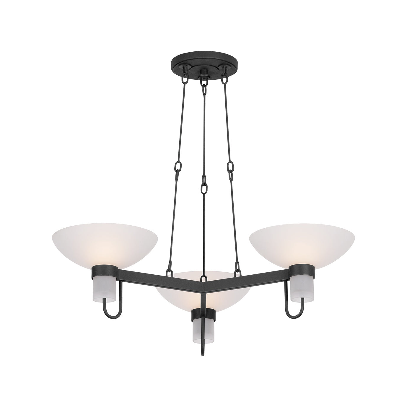 Arturo Chandelier, Textured Bronze
