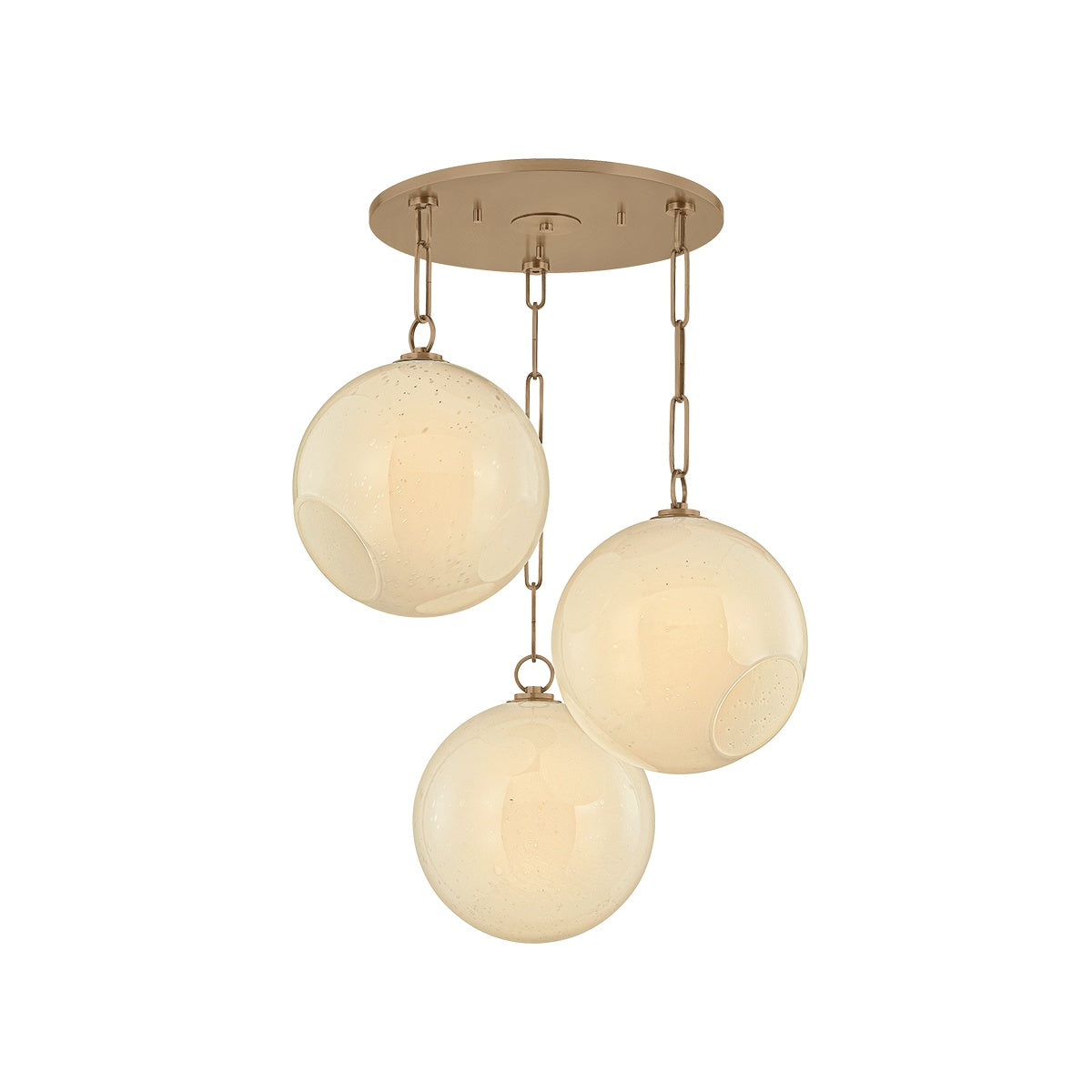 Bramble Chandelier, Patina Brass 26"