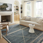 Loloi Fabian Denim / Charcoal 2-RUGS - patterned Loloi