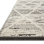 Loloi Fabian Charcoal / Ivory Square Rug No.1 RUGS - synthetic Loloi