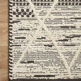 Loloi Fabian Charcoal / Ivory Rug No.1 RUGS - synthetic Loloi