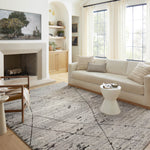 Loloi Fabian Grey / Charcoal Rug RUGS - synthetic Loloi