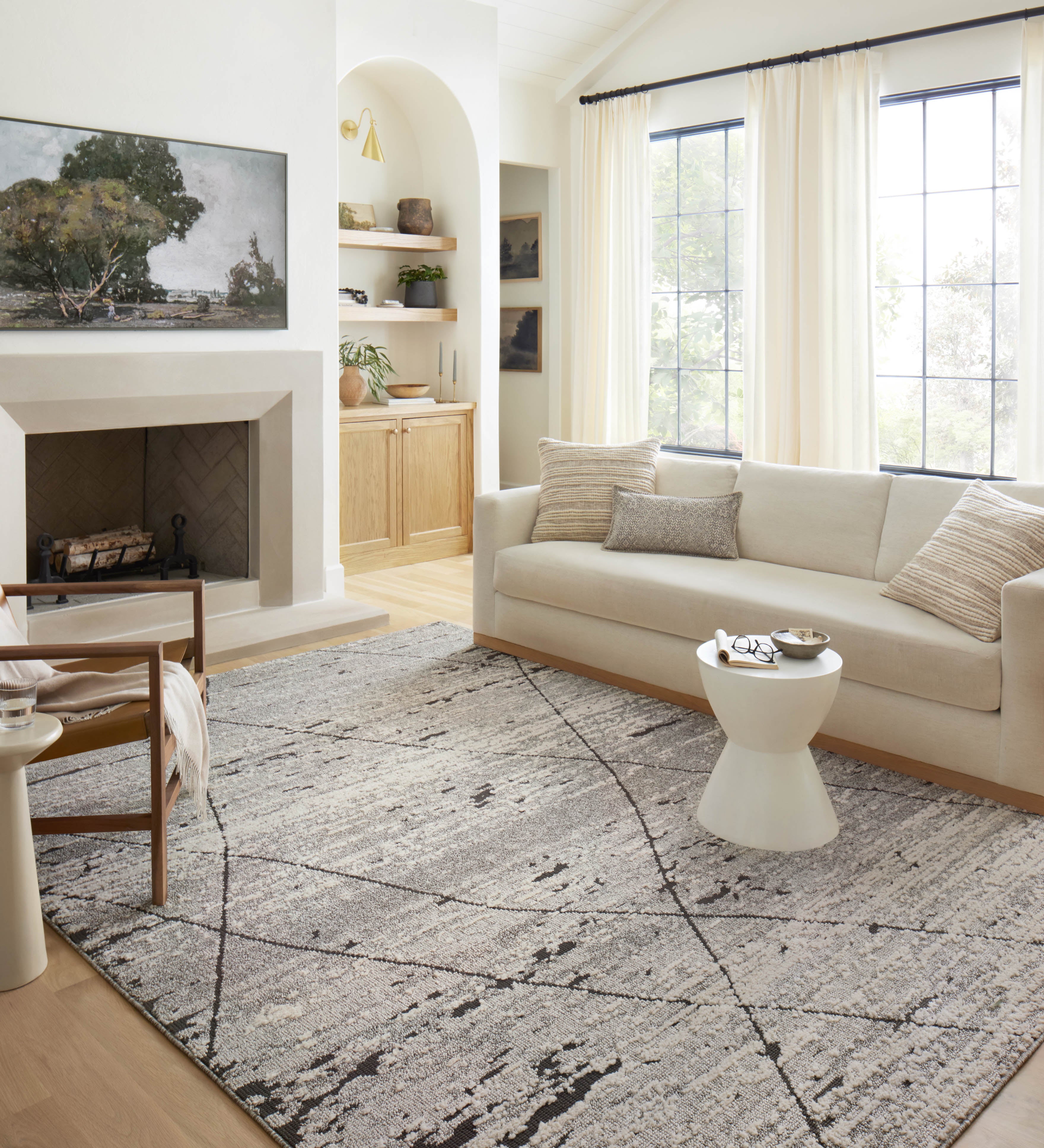 Loloi Fabian Grey / Charcoal Rug